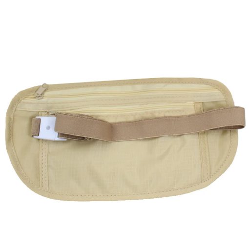 Secure Travel Freedom with Hidden Waist document money Belt Beige Best Seller - Image 2